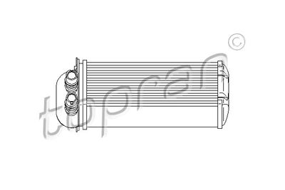 Теплообменник, отопление салона TOPRAN 700 750