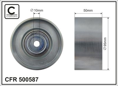 Parazīt-/Vadrullītis, Ķīļrievu siksna CAFFARO 500587