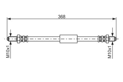 Тормозной шланг BOSCH 1 987 476 419