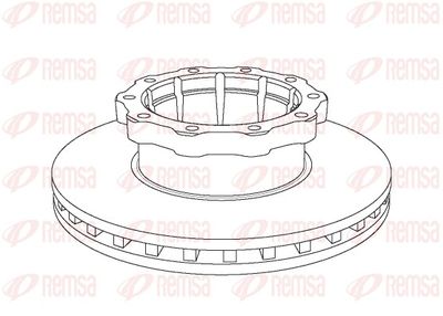 Тормозной диск REMSA NCA1048.20