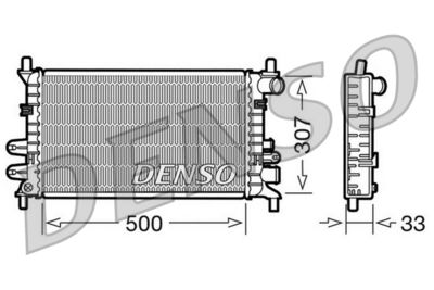 Radiators, Motora dzesēšanas sistēma DENSO DRM10027