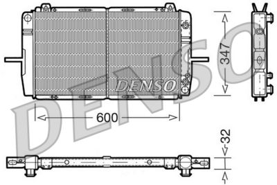 Radiators, Motora dzesēšanas sistēma DENSO DRM10083