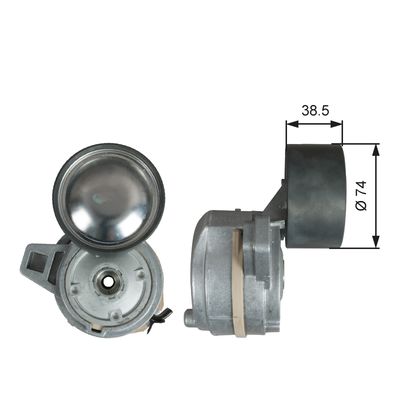 Siksnas spriegotājs, Ķīļsiksna GATES T38712