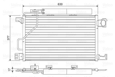 Конденсатор, кондиционер VALEO 814423