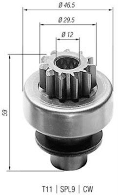 Zobrats, Starteris MAGNETI MARELLI 940113020164