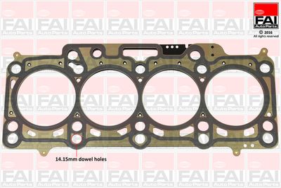 Прокладка, головка цилиндра FAI AutoParts HG1663B