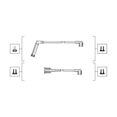 Augstsprieguma vadu komplekts MAGNETI MARELLI 941319170058