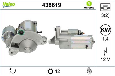 Starteris VALEO 438619