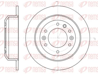 Тормозной диск REMSA 61027.00