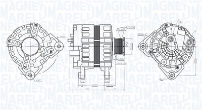 Генератор MAGNETI MARELLI 063736095010