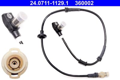 Датчик, частота вращения колеса ATE 24.0711-1129.1