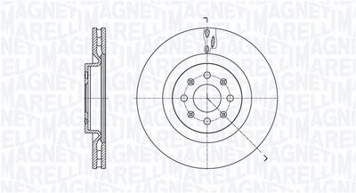 Тормозной диск MAGNETI MARELLI 361302040789