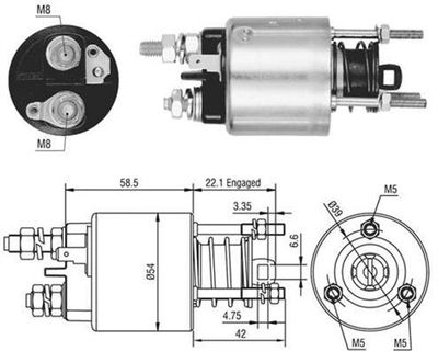 Ievilcējrelejs, Starteris MAGNETI MARELLI 940113050473