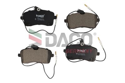 Комплект тормозных колодок, дисковый тормоз DACO 323743