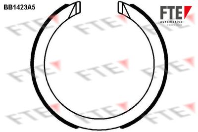 Bremžu loku kompl., Stāvbremze FTE 9100151
