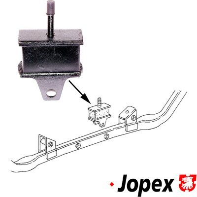 Подвеска, двигатель JP GROUP 1117900900