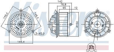 Salona ventilators NISSENS 87623
