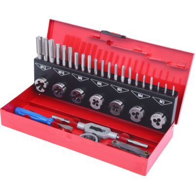 Vītņgriešanas instrumentu komplekts KS TOOLS 331.0732