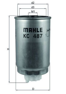 Топливный фильтр MAHLE KC 487
