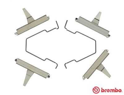 Piederumu komplekts, Disku bremžu uzlikas BREMBO A 02 243