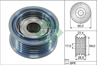 Parazīt-/Vadrullītis, Ķīļrievu siksna Schaeffler INA 532 0900 10