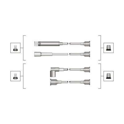 Augstsprieguma vadu komplekts MAGNETI MARELLI 941319170064