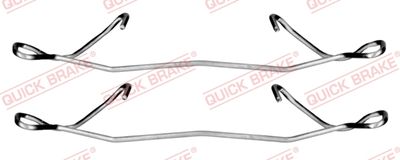 Комплектующие, колодки дискового тормоза QUICK BRAKE 109-1180