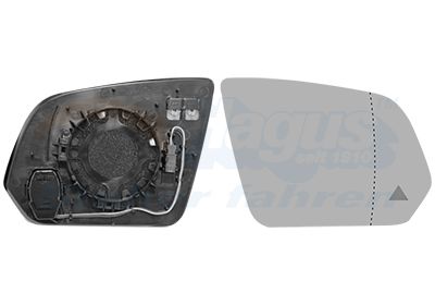 Spoguļstikls, Ārējais atpakaļskata spogulis VAN WEZEL 3082836