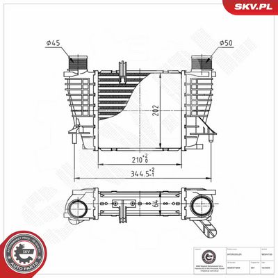 Интеркулер ESEN SKV 98SKV130