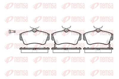 Bremžu uzliku kompl., Disku bremzes REMSA 0753.02