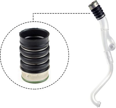 Трубка нагнетаемого воздуха GATES 09-0738