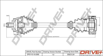Приводной вал Dr!ve+ DP2110.10.0392