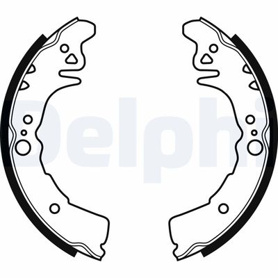Bremžu loku komplekts DELPHI LS1937