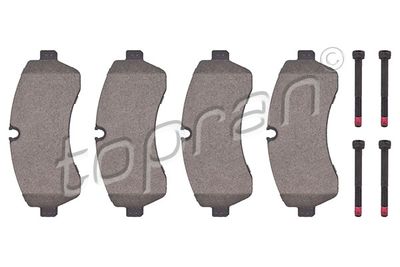 Bremžu uzliku kompl., Disku bremzes TOPRAN 111 656