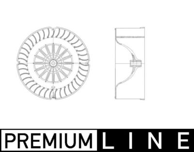 Вентилятор салона MAHLE AB 23 000P