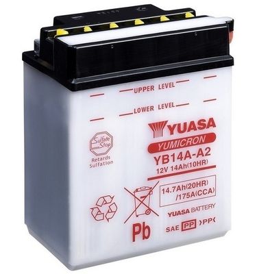 Startera akumulatoru baterija YUASA YB14A-A2
