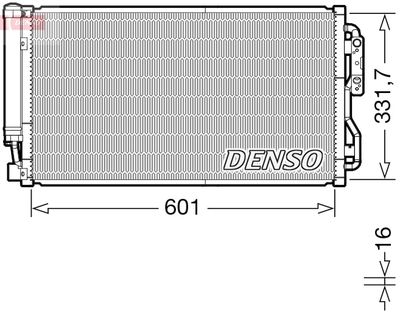 Конденсатор, кондиционер DENSO DCN05105
