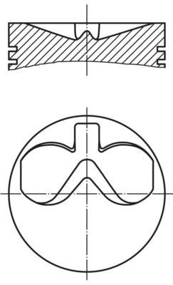 Поршень MAHLE 101 73 02
