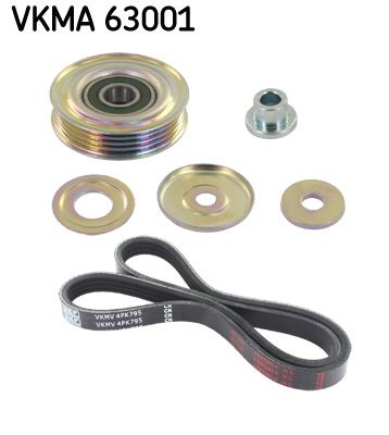Поликлиновой ременный комплект SKF VKMA 63001