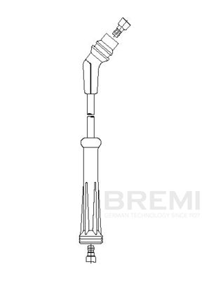 Augstsprieguma vads BREMI 733/58