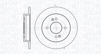 Bremžu diski MAGNETI MARELLI 361302040722