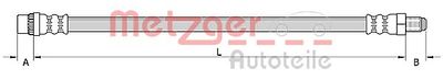 Тормозной шланг METZGER 4110896