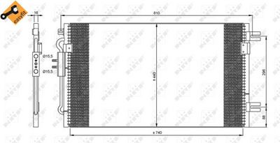 Конденсатор, кондиционер NRF 35799