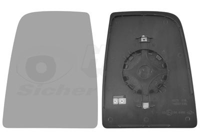 Зеркальное стекло, наружное зеркало VAN WEZEL 1991837