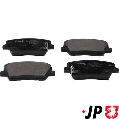 Комплект тормозных колодок, дисковый тормоз JP GROUP 3663700510