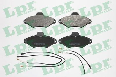 Комплект тормозных колодок, дисковый тормоз LPR 05P487