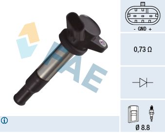 Aizdedzes spole FAE 80357