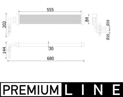 Eļļas radiators, Automātiskā pārnesumkārba MAHLE CLC 223 000P