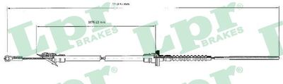 Трос, управление сцеплением LPR C0062C