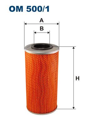 Eļļas filtrs FILTRON OM 500/1
